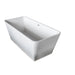 Anzzi 5927BLSXCWXX Atlantis Whirlpools Bealey 27 x 60 Artificial Stone Freestanding Bathtub