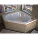 Anzzi 6060CAR Atlantis Whirlpools Cascade 60 x 60 Corner Air Jetted Bathtub