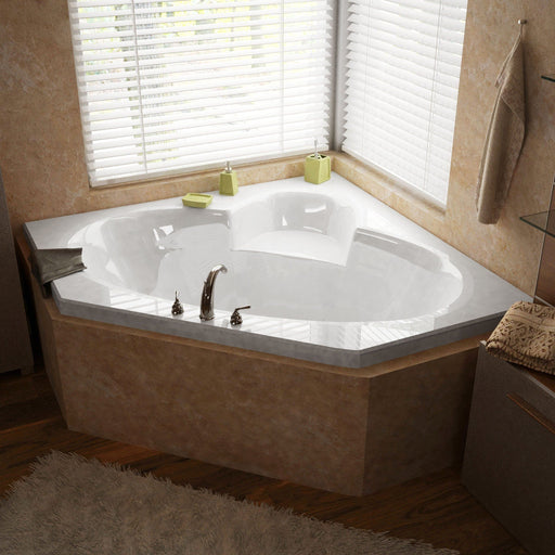 Anzzi 6060SAL Atlantis Whirlpools Sublime 60 x 60 Corner Air Jetted Bathtub