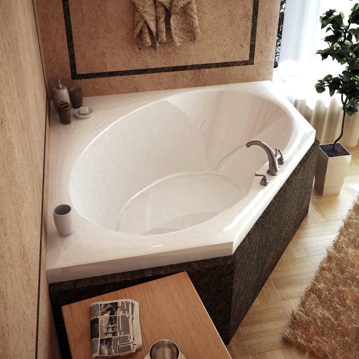 Anzzi 6060V Atlantis Whirlpools Venus 60 x 60 Corner Soaking Bathtub