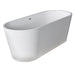 Anzzi 6728LHSXCWXX Atlantis Whirlpools Leith 28 x 67 Artificial Stone Freestanding Bathtub