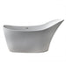 Anzzi 6730CDSXLWXX Atlantis Whirlpools Cavendish 30 x 67 Artificial Stone Freestanding Bathtub