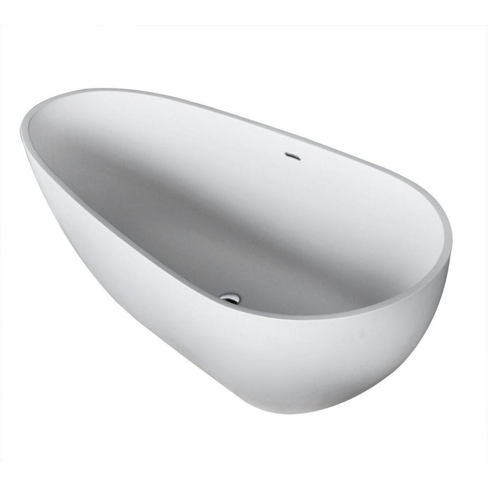 Anzzi 6733ANSXCWXX Atlantis Whirlpools Arnaud 34 x 67 Artificial Stone Freestanding Bathtub