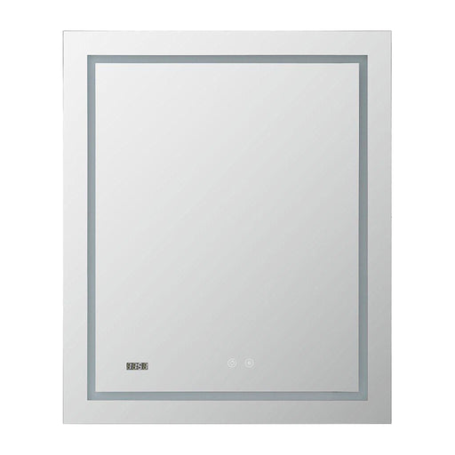 Aquadom Daytona 24" x 30" Rectangle Ultra-Slim Framed LED Lighted Bathroom Mirror With Defogger