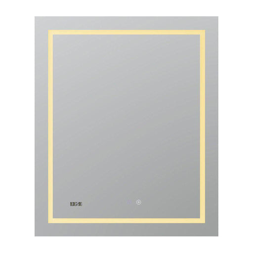 Aquadom Daytona 24" x 30" Rectangle Ultra-Slim Framed LED Lighted Bathroom Mirror With Defogger