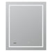 Aquadom Daytona 24" x 30" Rectangle Ultra-Slim Framed LED Lighted Bathroom Mirror With Defogger