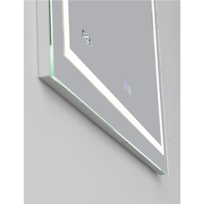 Aquadom Daytona 24" x 30" Rectangle Ultra-Slim Framed LED Lighted Bathroom Mirror With Defogger