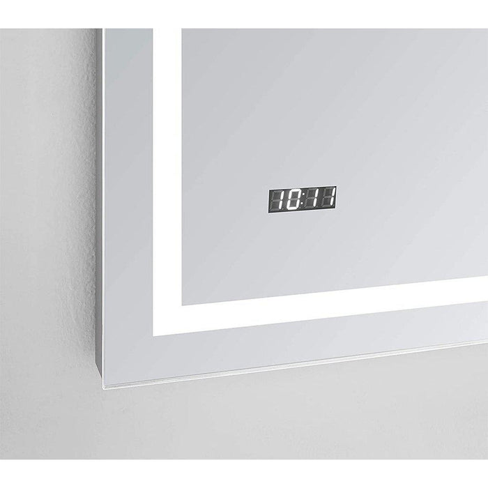 Aquadom Daytona 24" x 30" Rectangle Ultra-Slim Framed LED Lighted Bathroom Mirror With Defogger