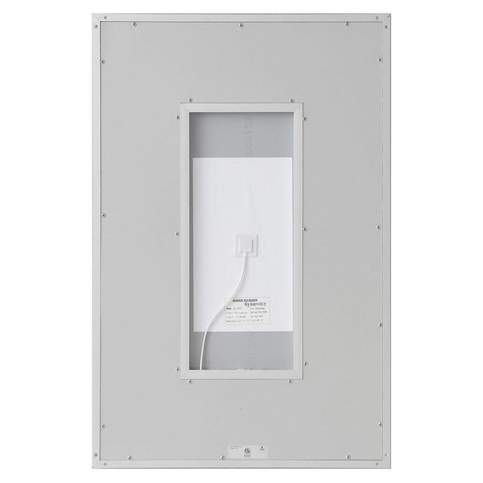 Aquadom Daytona 24" x 30" Rectangle Ultra-Slim Framed LED Lighted Bathroom Mirror With Defogger