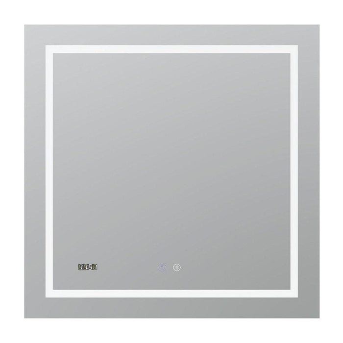 Aquadom Daytona  30" X 30" Square Ultra-Slim Frame LED Lighted Bathroom Mirror With Defogger