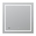 Aquadom Daytona  30" X 30" Square Ultra-Slim Frame LED Lighted Bathroom Mirror With Defogger