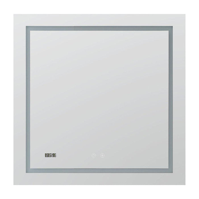 Aquadom Daytona  30" X 30" Square Ultra-Slim Frame LED Lighted Bathroom Mirror With Defogger