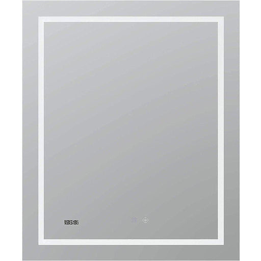 Aquadom Daytona  30" X 36" Rectangle Ultra-Slim Frame LED Lighted Bathroom Mirror With Defogger