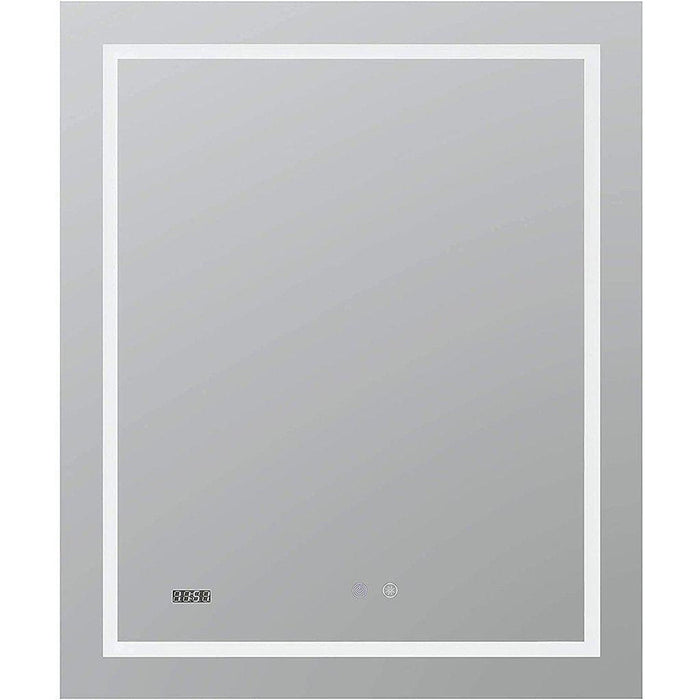 Aquadom Daytona  30" X 36" Rectangle Ultra-Slim Frame LED Lighted Bathroom Mirror With Defogger