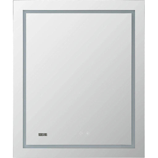 Aquadom Daytona  30" X 36" Rectangle Ultra-Slim Frame LED Lighted Bathroom Mirror With Defogger