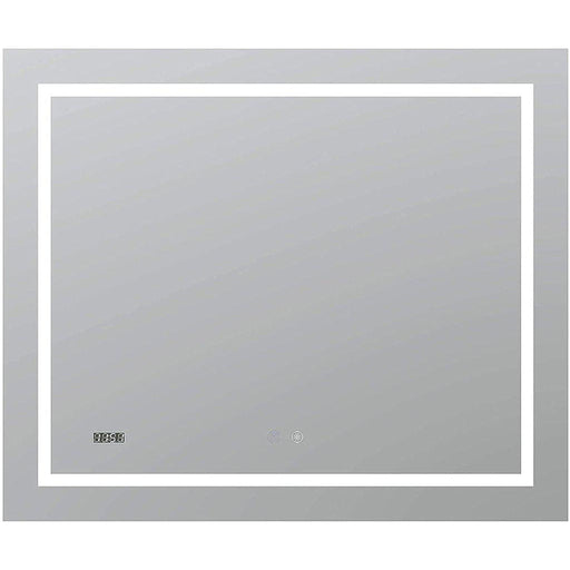 Aquadom Daytona 36" X 30" Rectangle  Ultra-Slim Frame LED Lighted Bathroom Mirror With Defogger