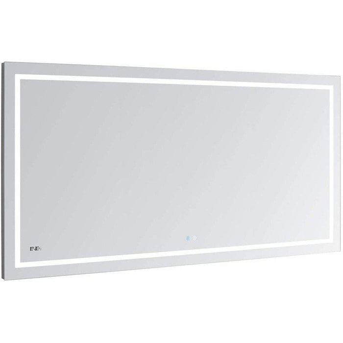 Aquadom Daytona 48" X 30" Rectangle  Ultra-Slim Frame LED Lighted Bathroom Mirror With Defogger