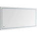 Aquadom Daytona 48" X 36" Rectangle  Ultra-Slim Frame LED Lighted Bathroom Mirror With Defogger