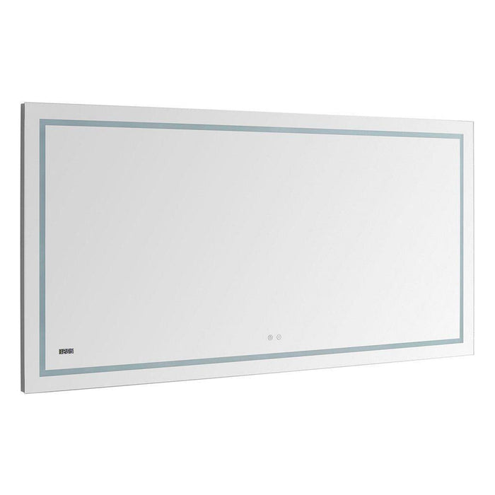 Aquadom Daytona 60" X 30" Rectangle Ultra-Slim Frame LED Lighted Bathroom Mirror With Defogger