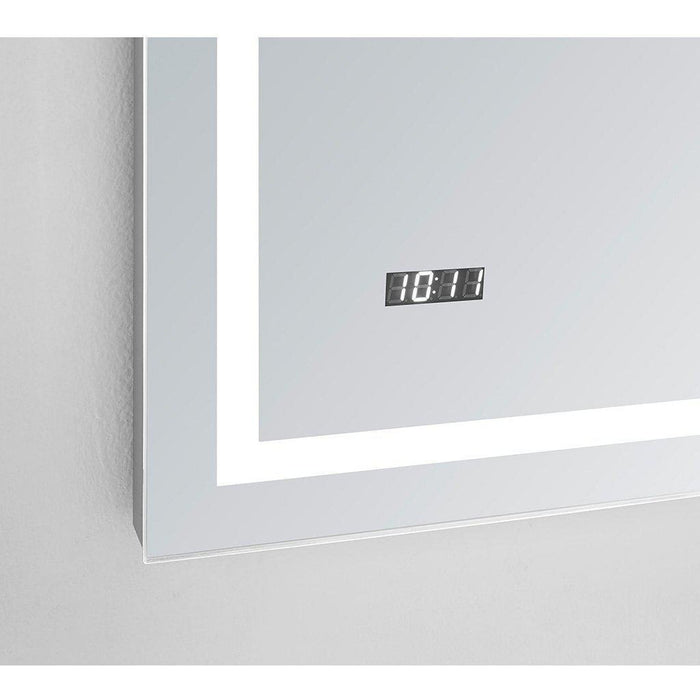 Aquadom Daytona 60" X 30" Rectangle Ultra-Slim Frame LED Lighted Bathroom Mirror With Defogger