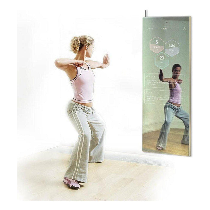 Aquadom Energy 24" X 71" Smart Fitness Mirror With 5MP HD Camera and Body Fat Scale