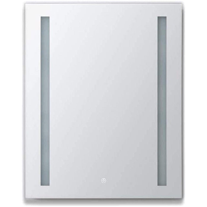 Aquadom Royale Basic 24" x 30" Single View Rectangle Right Hinged Recessed or Surface Mount Medicine Cabinet With LED Lighting, Touch Screen Button, Dimmer