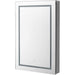 Aquadom Royale Plus 24" x 30" Rectangle Recessed or Surface Mount Single View Left Hinged LED Lighted Bathroom Medicine Cabinet With Defogger, Electrical Outlet, Magnifying Mirror