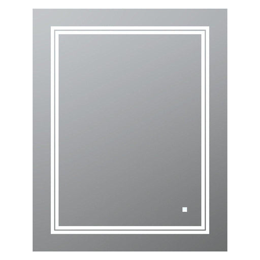 Aquadom SOHO  24" X 30" Rectangular Ultra-Slim Frame LED Lighted Bathroom Mirror With Defogger