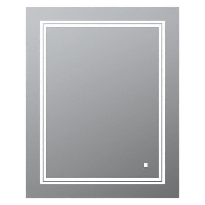 Aquadom SOHO  24" X 30" Rectangular Ultra-Slim Frame LED Lighted Bathroom Mirror With Defogger