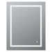 Aquadom SOHO  24" X 30" Rectangular Ultra-Slim Frame LED Lighted Bathroom Mirror With Defogger