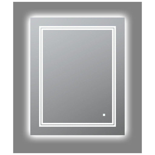 Aquadom SOHO  24" X 30" Rectangular Ultra-Slim Frame LED Lighted Bathroom Mirror With Defogger