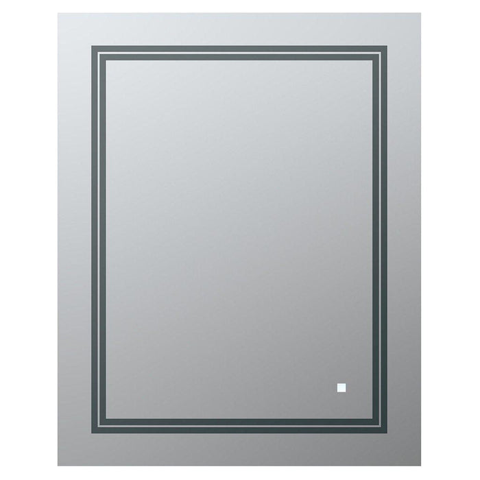 Aquadom SOHO  24" X 30" Rectangular Ultra-Slim Frame LED Lighted Bathroom Mirror With Defogger