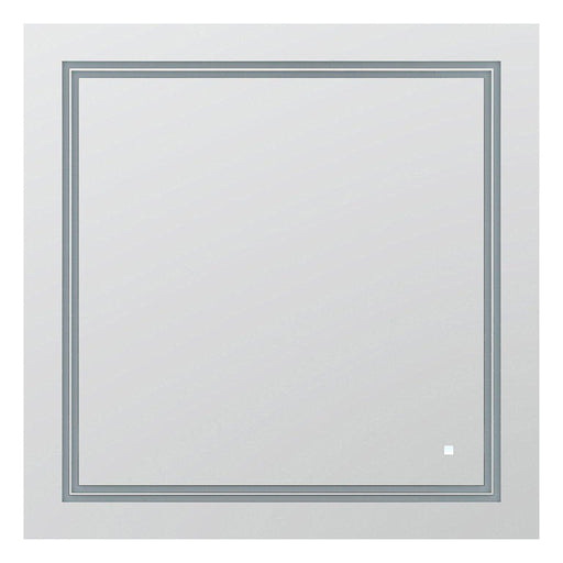 Aquadom SOHO  30" X 30" Square Ultra-Slim Frame LED Lighted Bathroom Mirror With Defogger