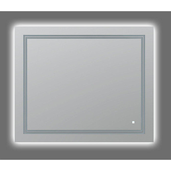 Aquadom SOHO 36" X 30" Rectangle Ultra-Slim Frame LED Lighted Bathroom Mirror With Defogger