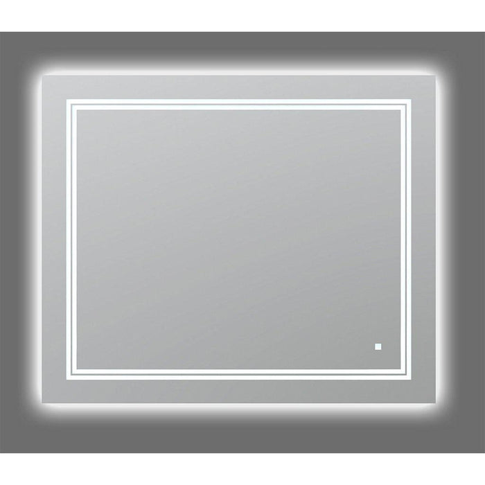 Aquadom SOHO 36" X 30" Rectangle Ultra-Slim Frame LED Lighted Bathroom Mirror With Defogger