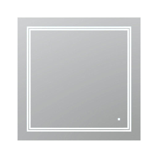 Aquadom SOHO 36" X 36" Square Ultra-Slim Frame LED Lighted Bathroom Mirror With Defogger