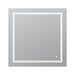 Aquadom SOHO 36" X 36" Square Ultra-Slim Frame LED Lighted Bathroom Mirror With Defogger