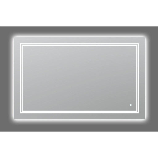 Aquadom SOHO 48" X 30" Rectangular Ultra-Slim Frame LED Lighted Bathroom Mirror With Defogger