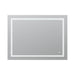 Aquadom SOHO 48" X 36" Rectangular Ultra-Slim Frame LED Lighted Bathroom Mirror With Defogger