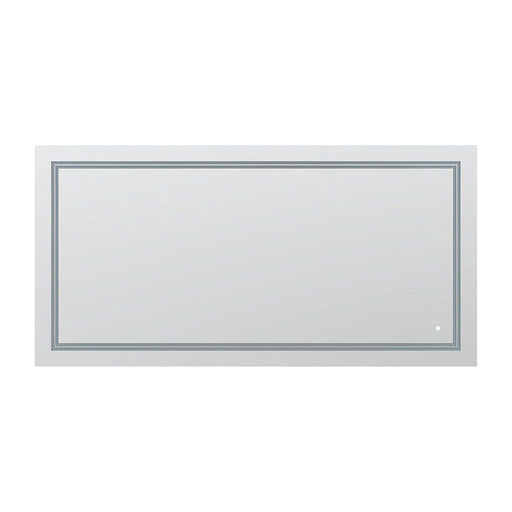 Aquadom SOHO 60" X 30" Rectangular Ultra-Slim Frame LED Lighted Bathroom Mirror With Defogger