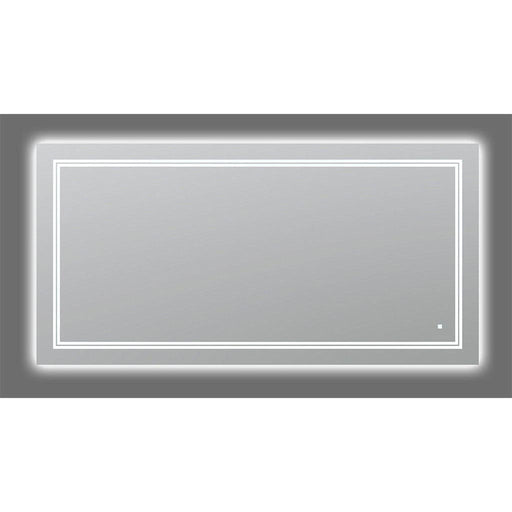 Aquadom SOHO 60" X 30" Rectangular Ultra-Slim Frame LED Lighted Bathroom Mirror With Defogger