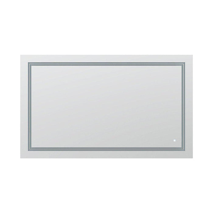 Aquadom SOHO 60" X 36" Rectangular Ultra-Slim Frame LED Lighted Bathroom Mirror With Defogger