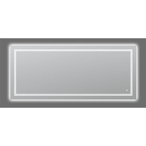 Aquadom SOHO 84" X 36" Rectangular Ultra-Slim Frame LED Lighted Bathroom Mirror With Defogger