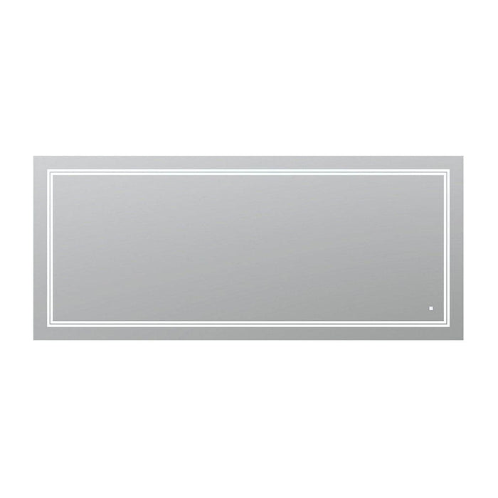 Aquadom SOHO 84" X 36" Rectangular Ultra-Slim Frame LED Lighted Bathroom Mirror With Defogger