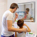 Aquadom Vision 48" x 32" Smart LED Lighted Bathroom Mirror With Built-in TV, Defogger, Body Fat Scale and Skin Detector