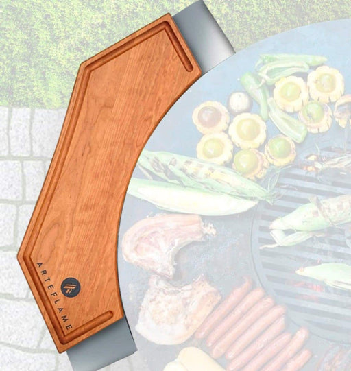 Arteflame Custom Cherry Wood Cutting Block for 40" Grills - Elegant and Durable