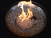 AZ Patio Heaters Brushed Wood Round Fire Pit