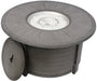 AZ Patio Heaters Brushed Wood Round Fire Pit