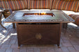 AZ Patio Heaters Decorative Firepit with Scroll Design