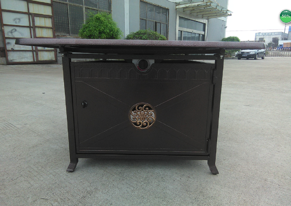 AZ Patio Heaters Decorative Firepit with Scroll Design